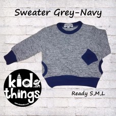 Sweater Grey-Navy